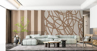 Abstract Swirl Pattern Wall Mural