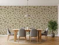 Japanese Maple Leaves - Soft Beiges Wallpaper⁠