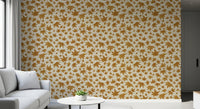 Japanese Maple Leaves - Mustard Wallpaper⁠