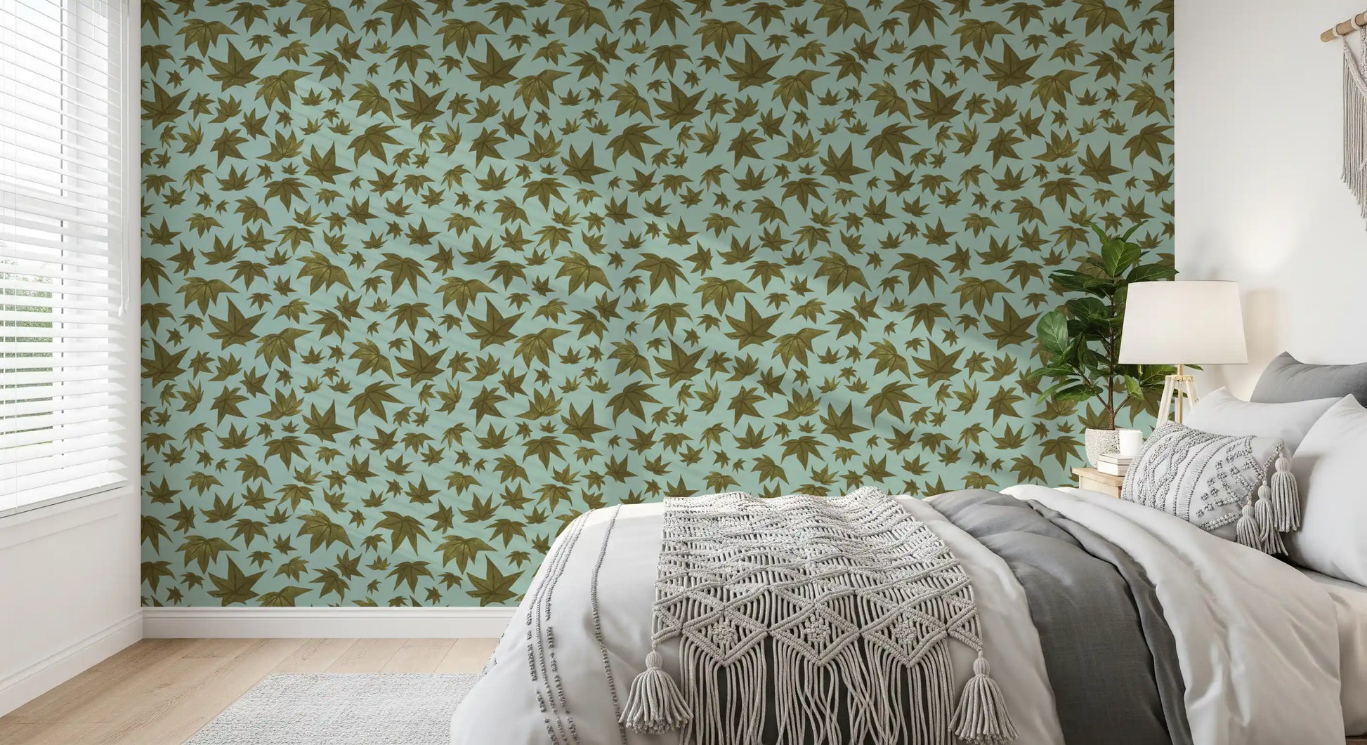 Japanese Maple Leaves - Relish & Sky Wallpaper⁠