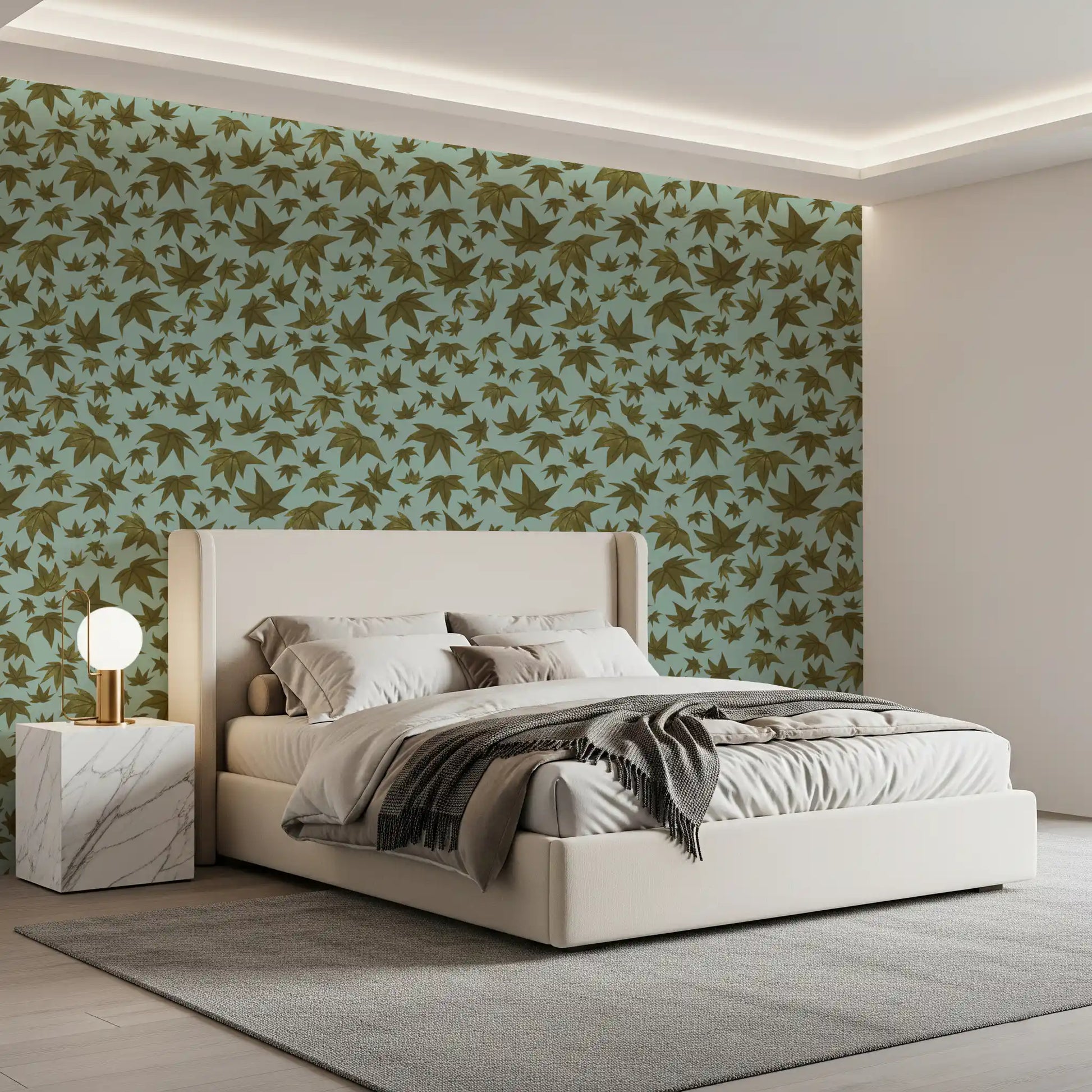 Japanese Maple Leaves - Relish & Sky Wallpaper⁠