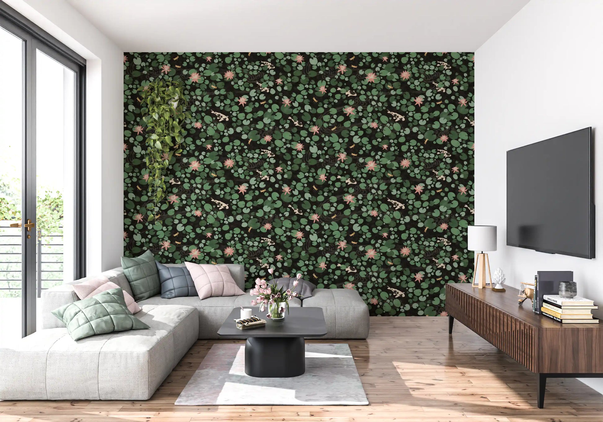 Lily Pad Pond Wallpaper⁠