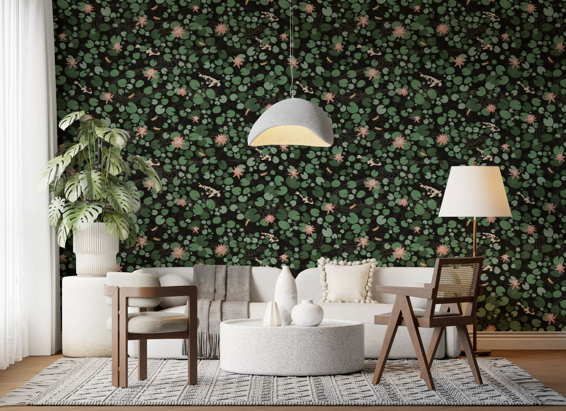 Lily Pad Pond Wallpaper⁠