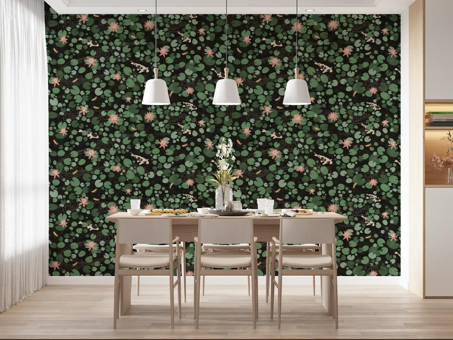 Lily Pad Pond Wallpaper⁠
