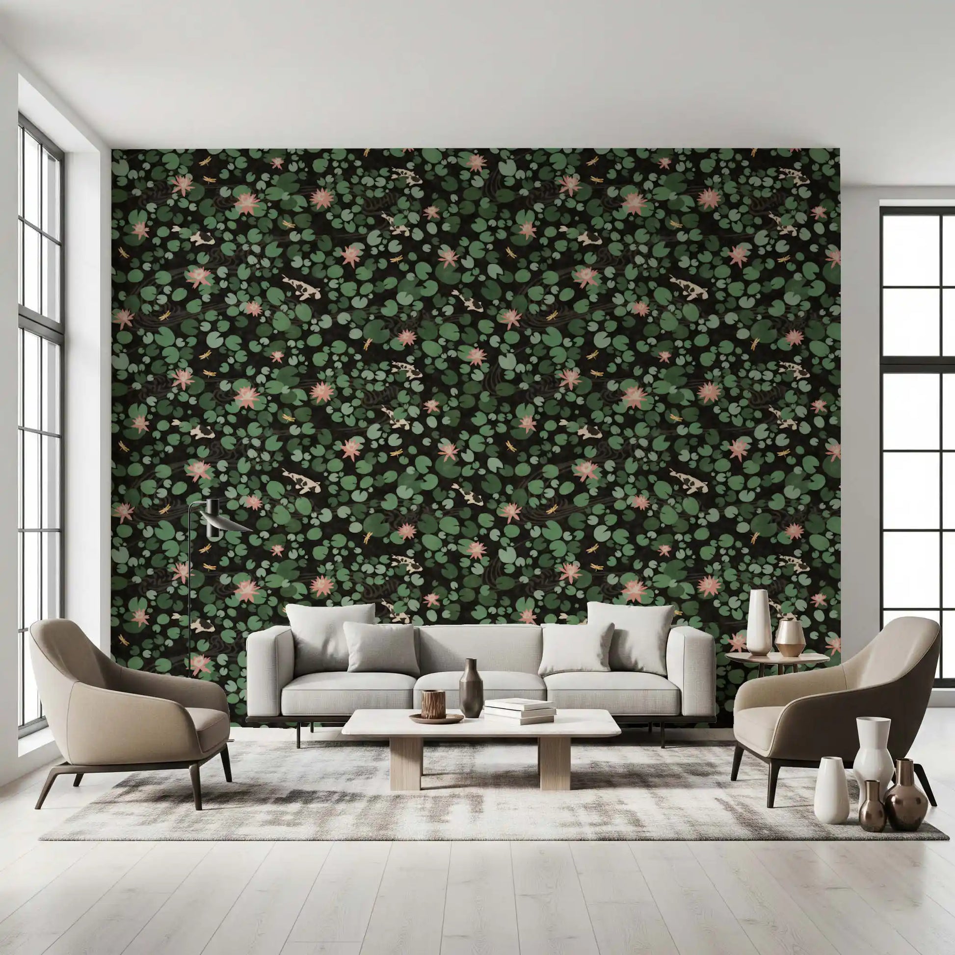 Lily Pad Pond Wallpaper⁠