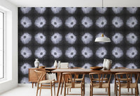 Monochrome Botanical Symmetry Wallpaper⁠