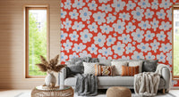 Sun-Kissed Petal Grove Wall Mural