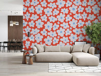 Sun-Kissed Petal Grove Wall Mural