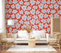 Sun-Kissed Petal Grove Wall Mural