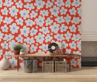 Sun-Kissed Petal Grove Wall Mural