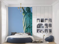 Iconic Lady Liberty Statue Wall Mural