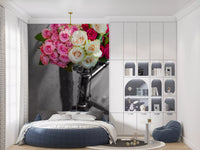 Vintage Floral Bike Journey Wall Mural