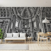 Cathedral Dome and Altar Perspective Wall Mural