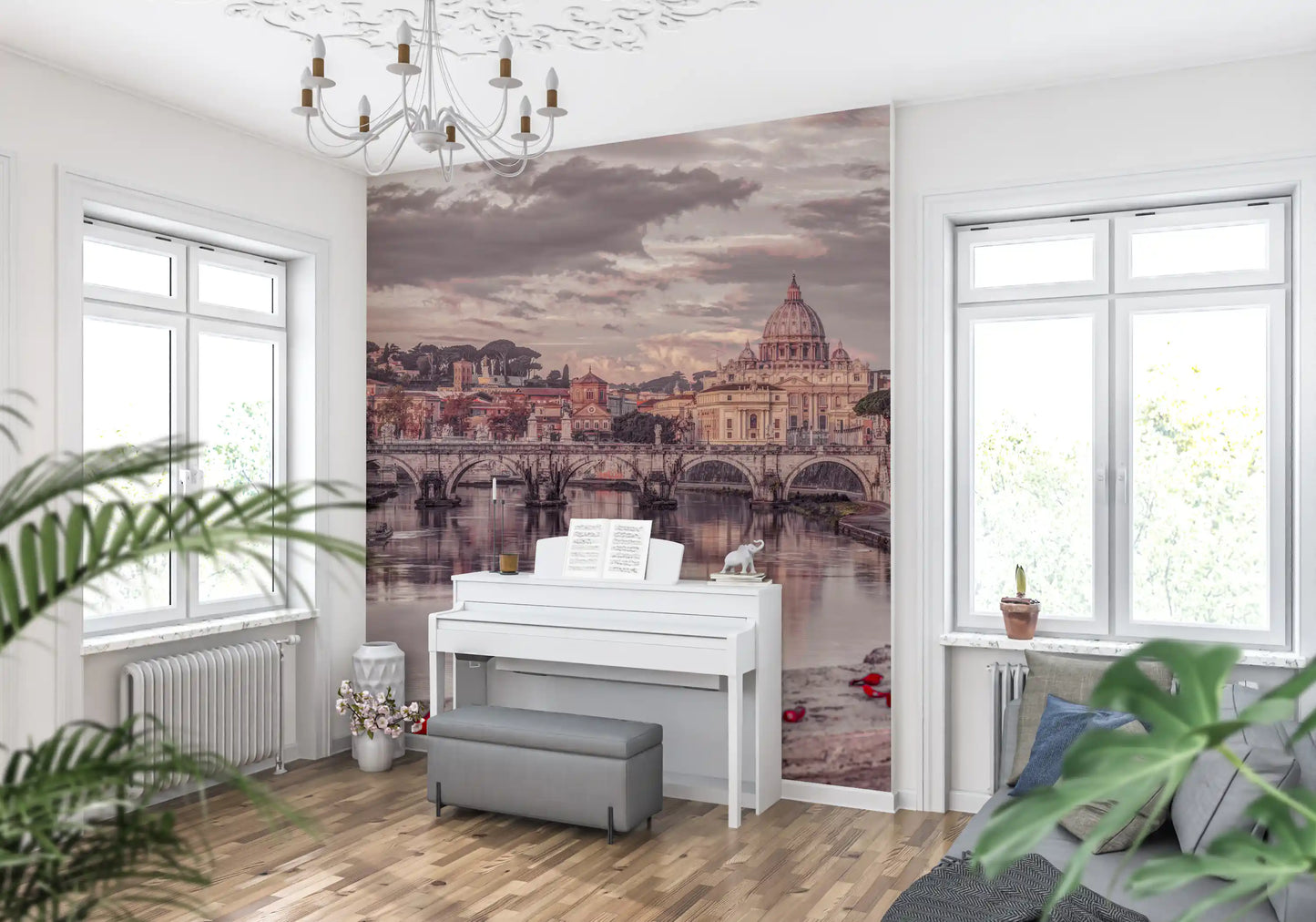 Twilight St. Peter's Basilica View Wall Mural