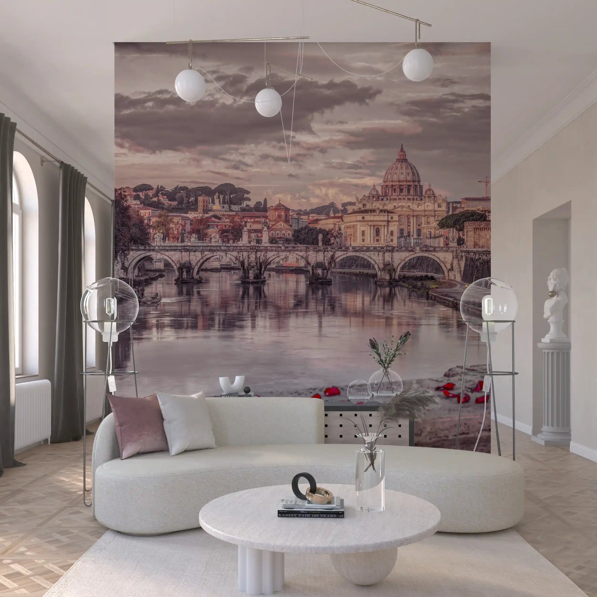 Twilight St. Peter's Basilica View Wall Mural