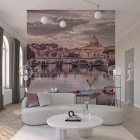 Twilight St. Peter's Basilica View Wall Mural