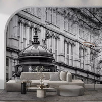 Metropolitan Architectural Pillar Wall Mural