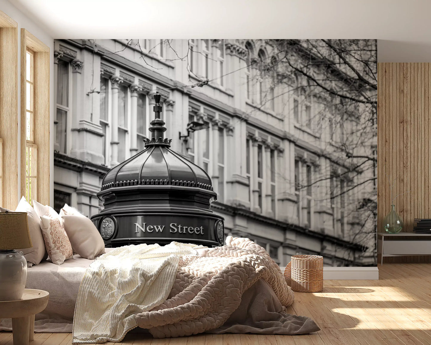 Metropolitan Architectural Pillar Wall Mural
