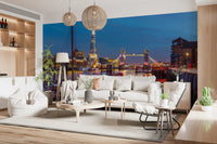 Thames Reflection Architecture Wall Mural