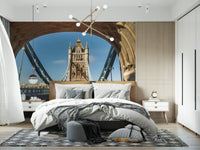 Iconic London River Crossing Archway Wall Mural