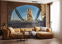 Iconic London River Crossing Archway Wall Mural