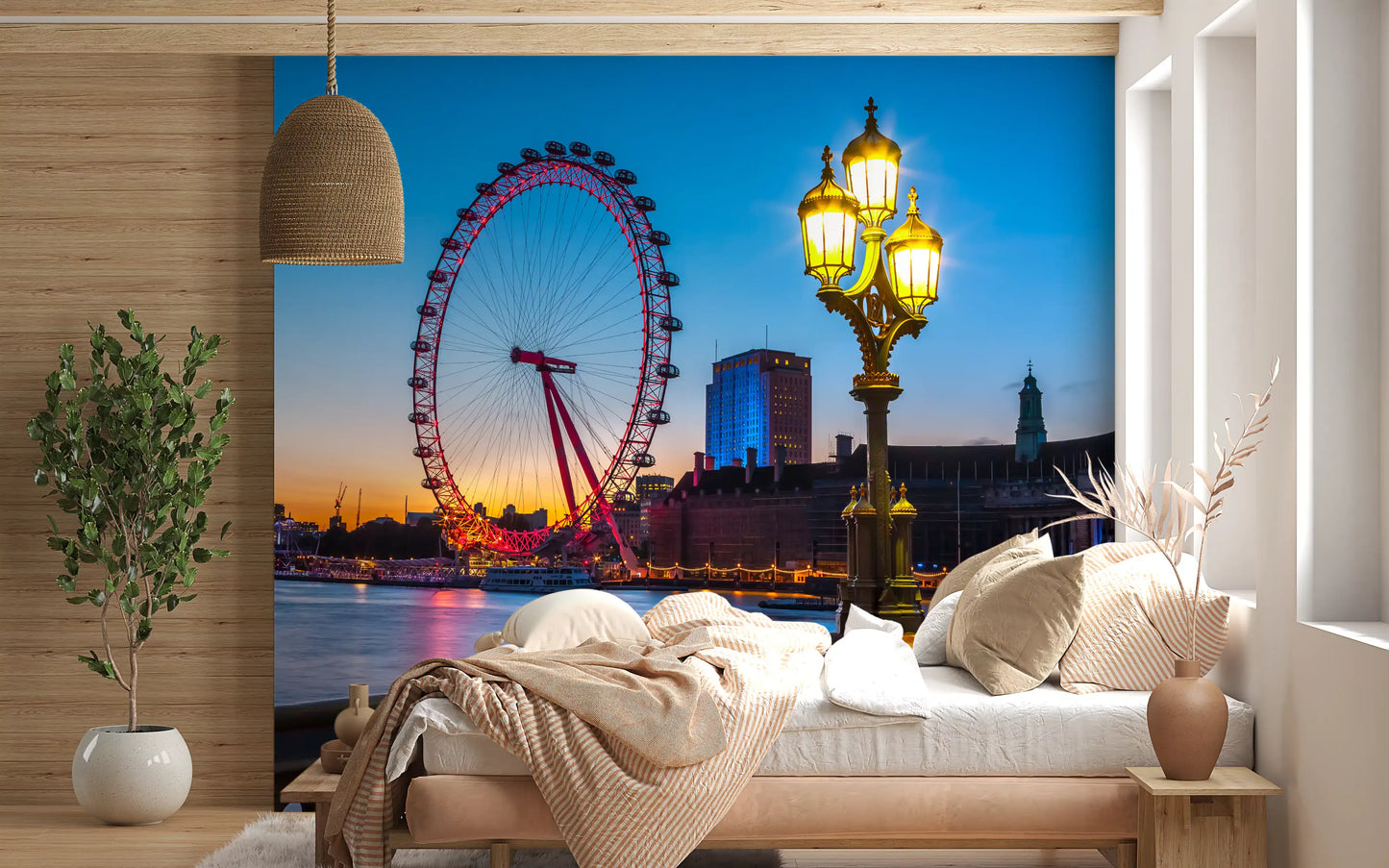 London Eye Twilight Vista Wall Mural
