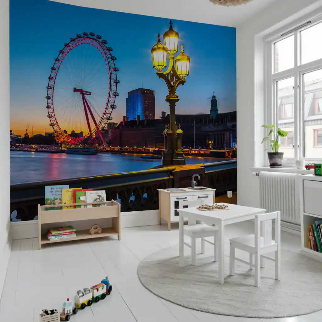 London Eye Twilight Vista Wall Mural