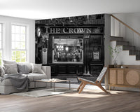 Classic Tavern Street Scene Wall Mural