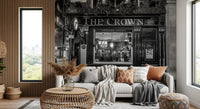 Classic Tavern Street Scene Wall Mural