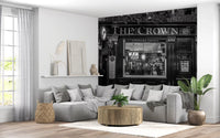 Classic Tavern Street Scene Wall Mural