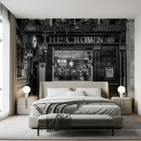 Classic Tavern Street Scene Wall Mural