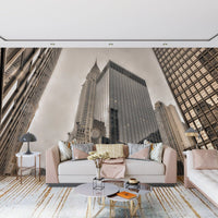 Architectural Heights and Spire Wall Mural