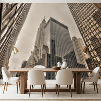 Architectural Heights and Spire Wall Mural