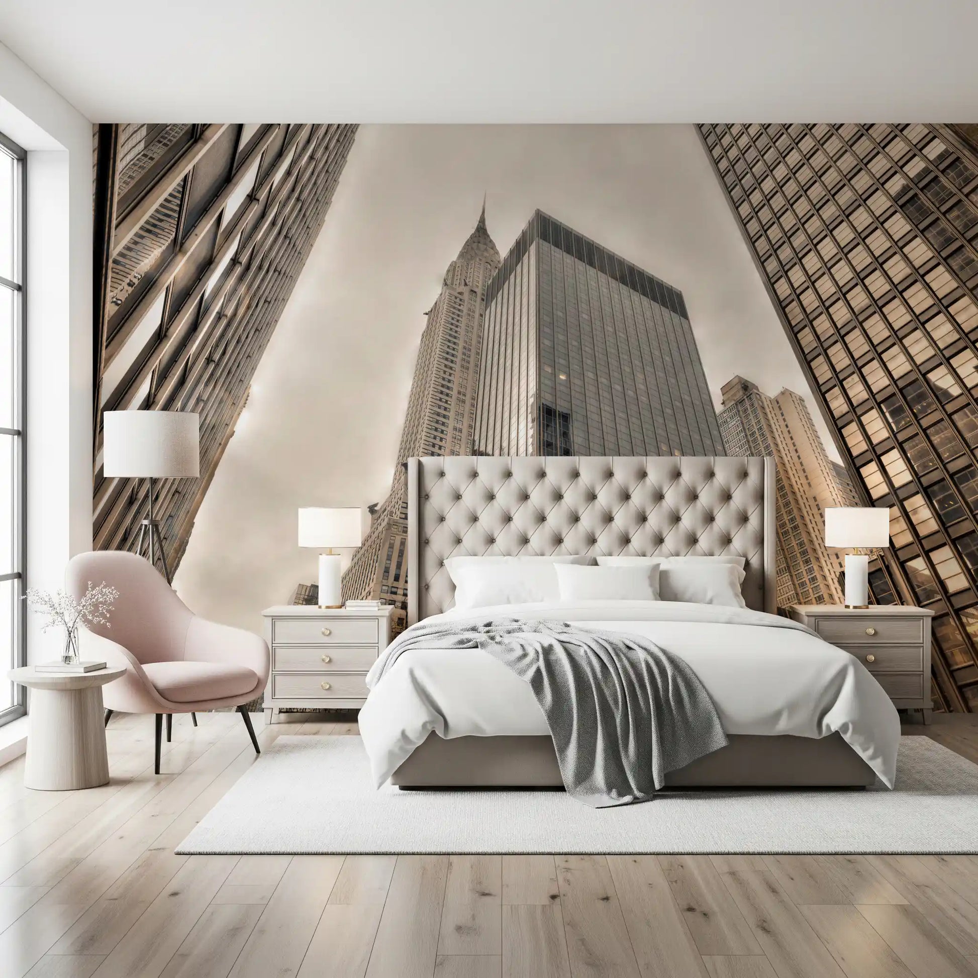Architectural Heights and Spire Wall Mural