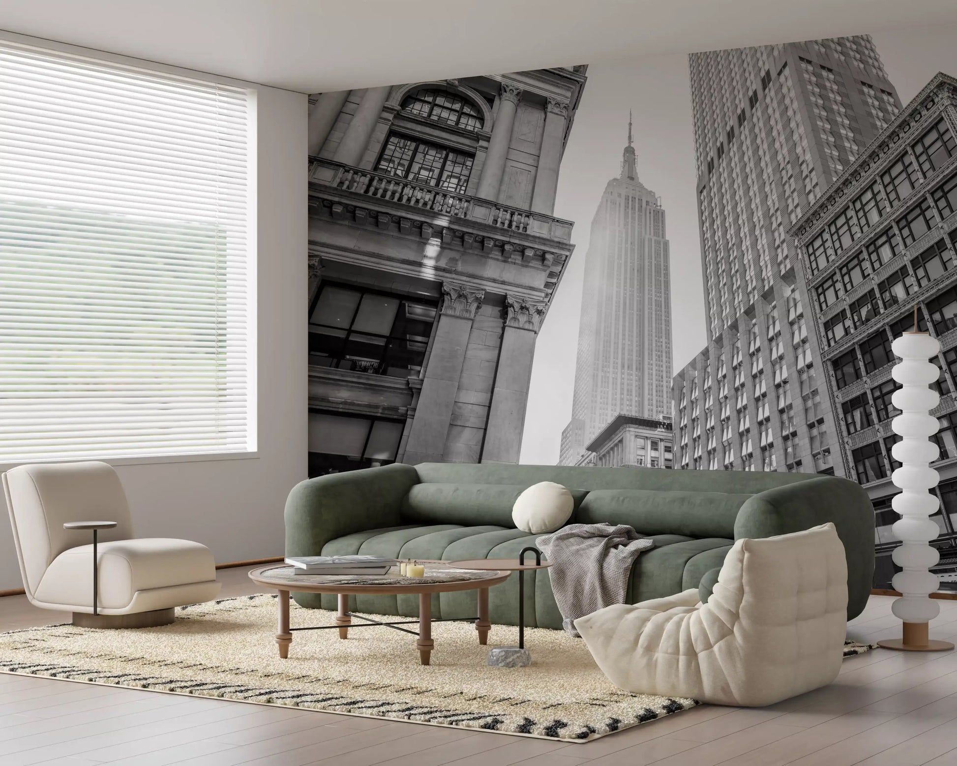 Urban Heights Architectural View Wall Mural