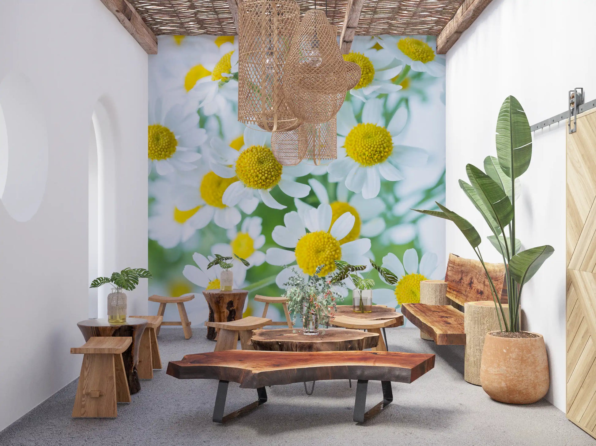Spring Meadow Bloom Wall Mural