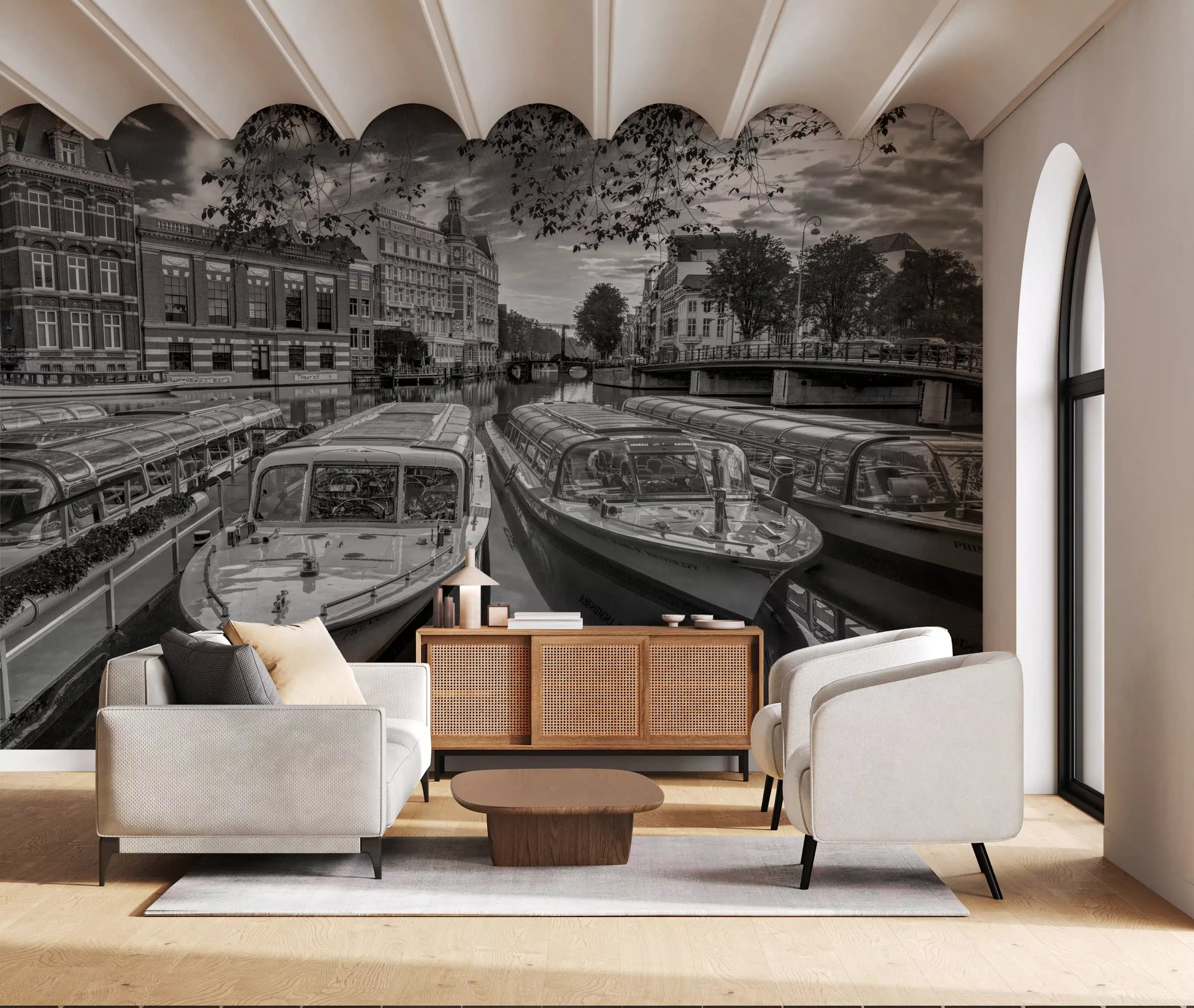 Historic Dutch Waterway Wall Mural