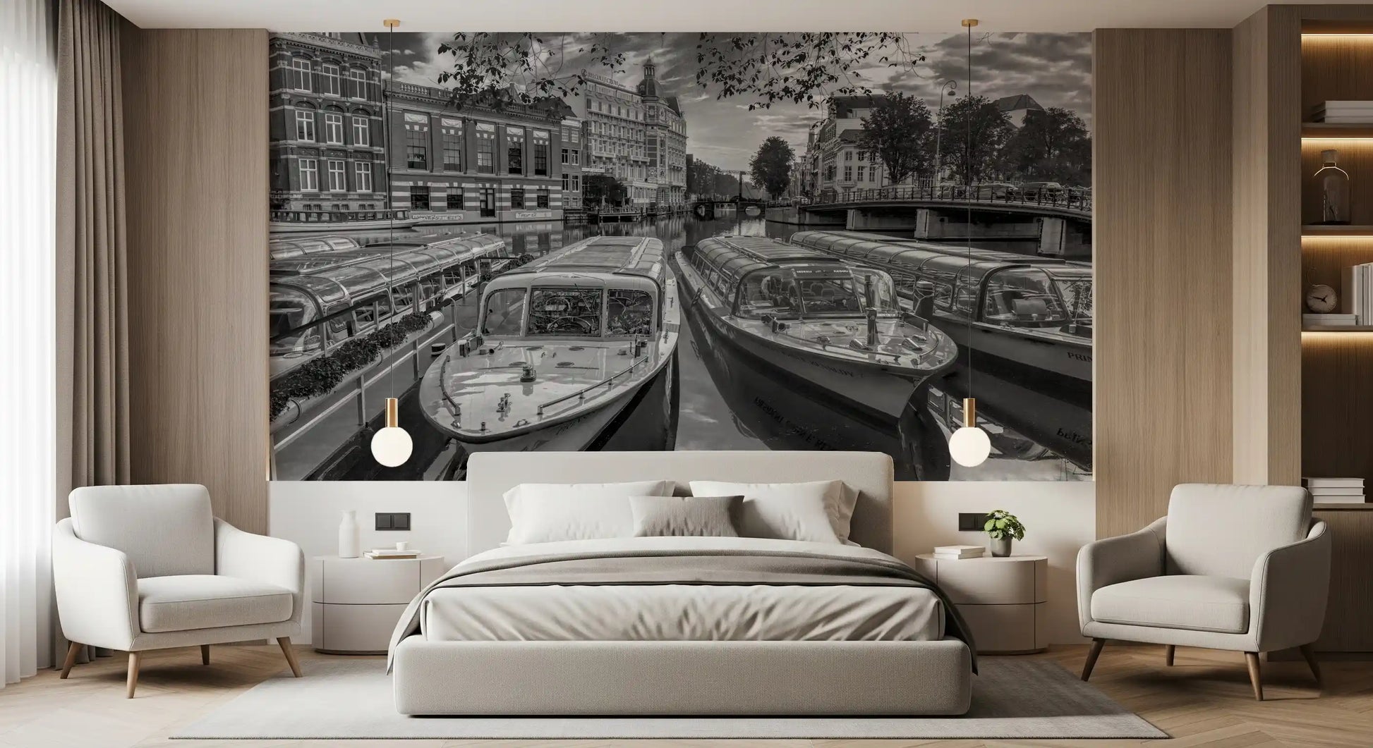 Historic Dutch Waterway Wall Mural