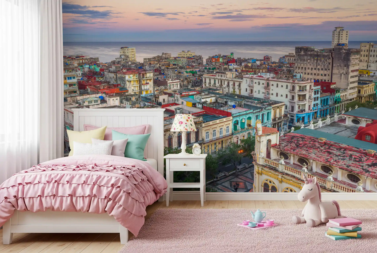 Colonial Havana Sunset Vista Wall Mural