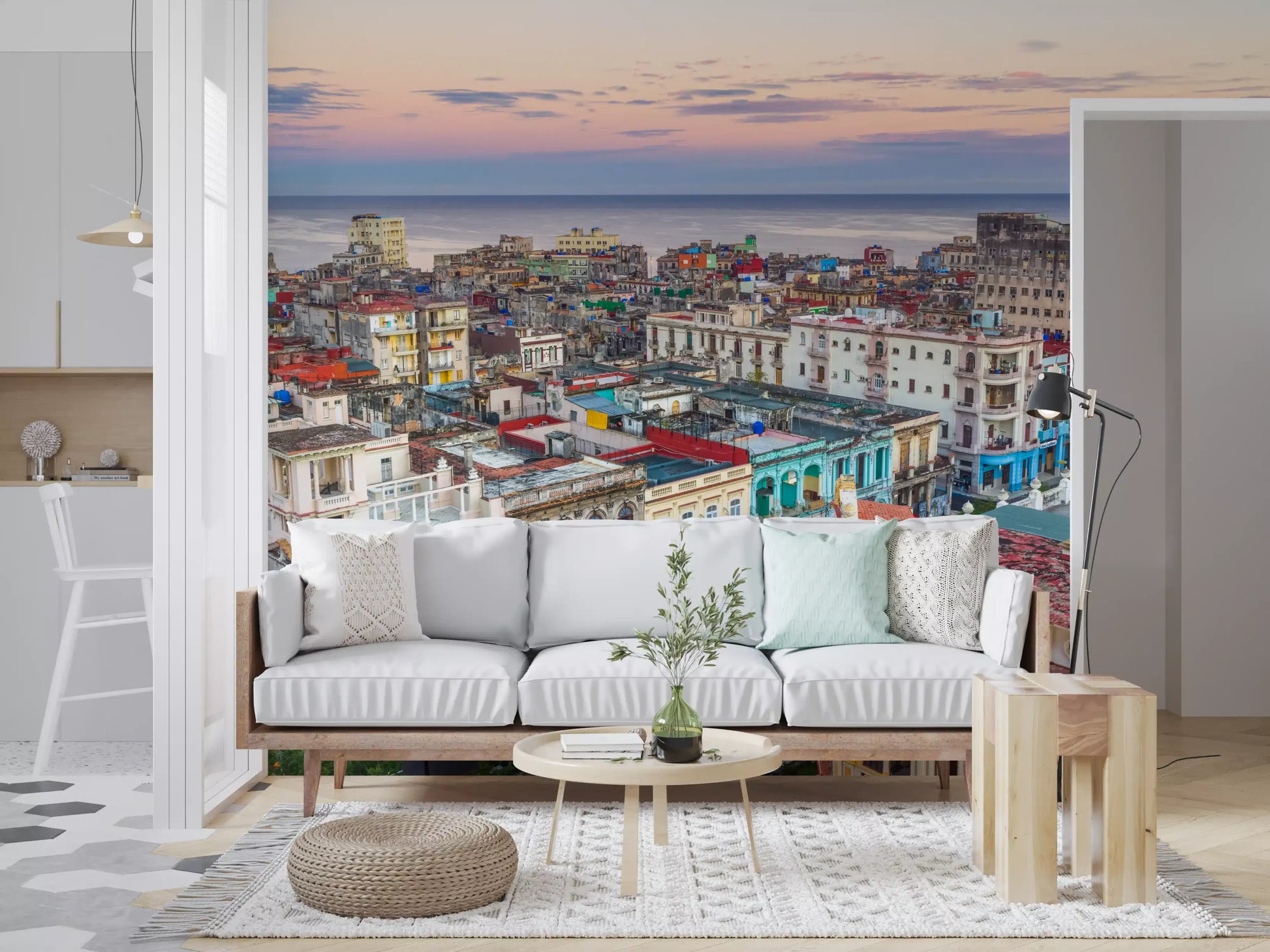 Colonial Havana Sunset Vista Wall Mural