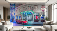 Classic Cuban Nightscape Wall Mural