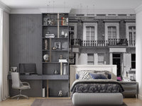 Urban Pink Pop Monochrome Wall Mural