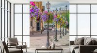 English Garden Street Vista Wall Mural