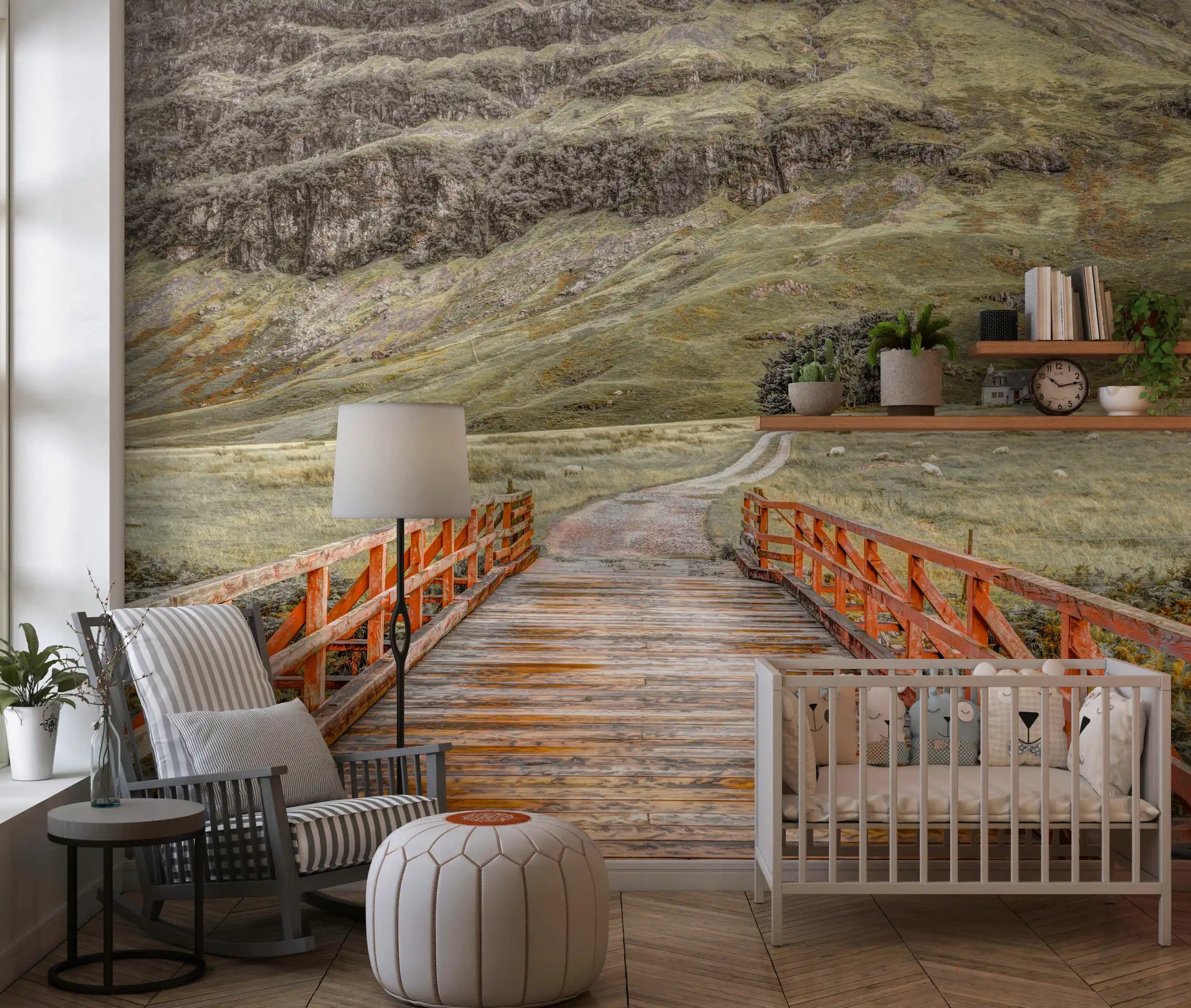 Highland Valley Bridge Path Wall Mural