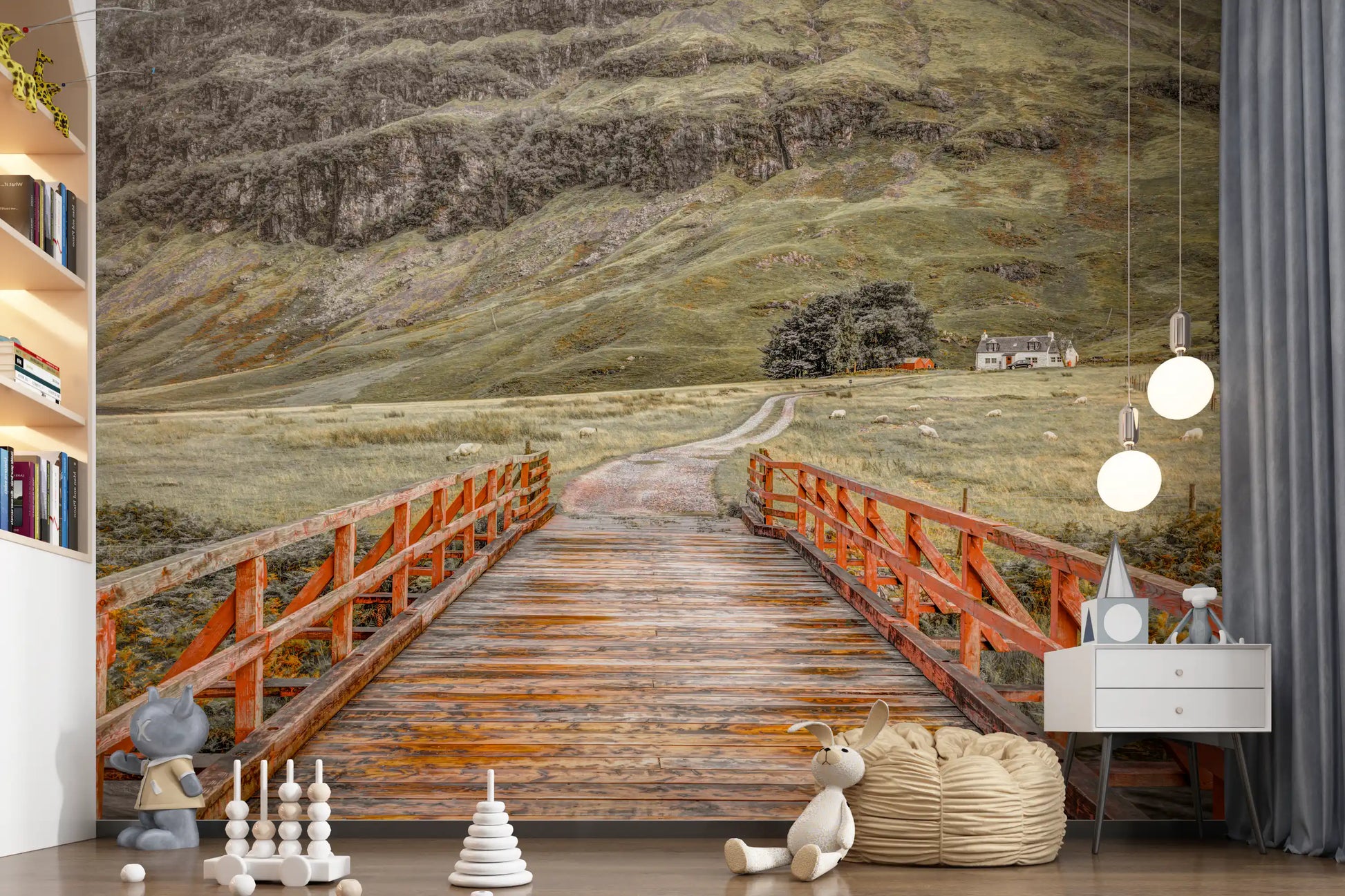 Highland Valley Bridge Path Wall Mural