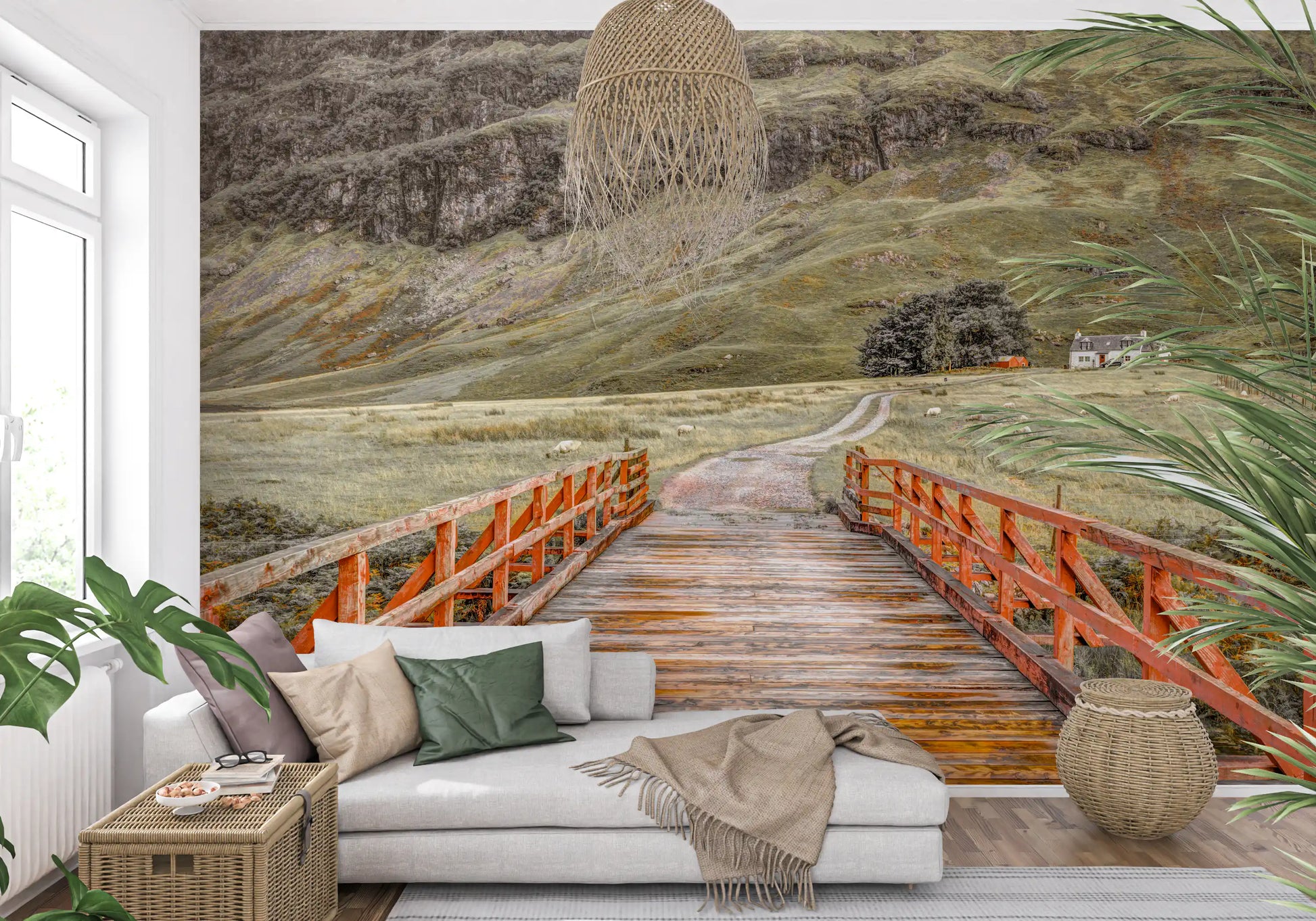Highland Valley Bridge Path Wall Mural