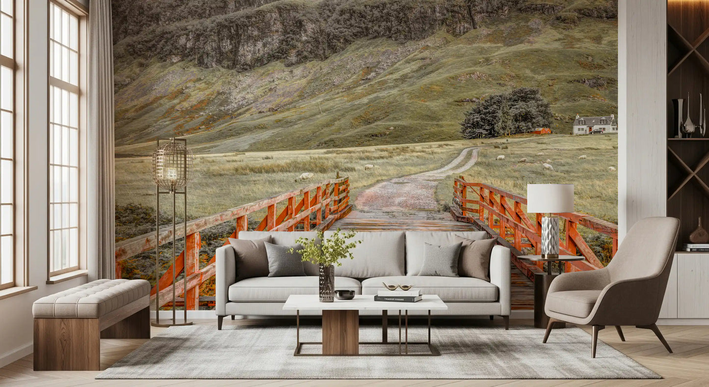 Highland Valley Bridge Path Wall Mural