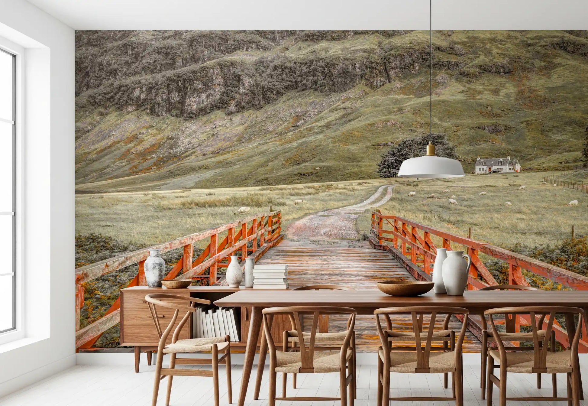 Highland Valley Bridge Path Wall Mural