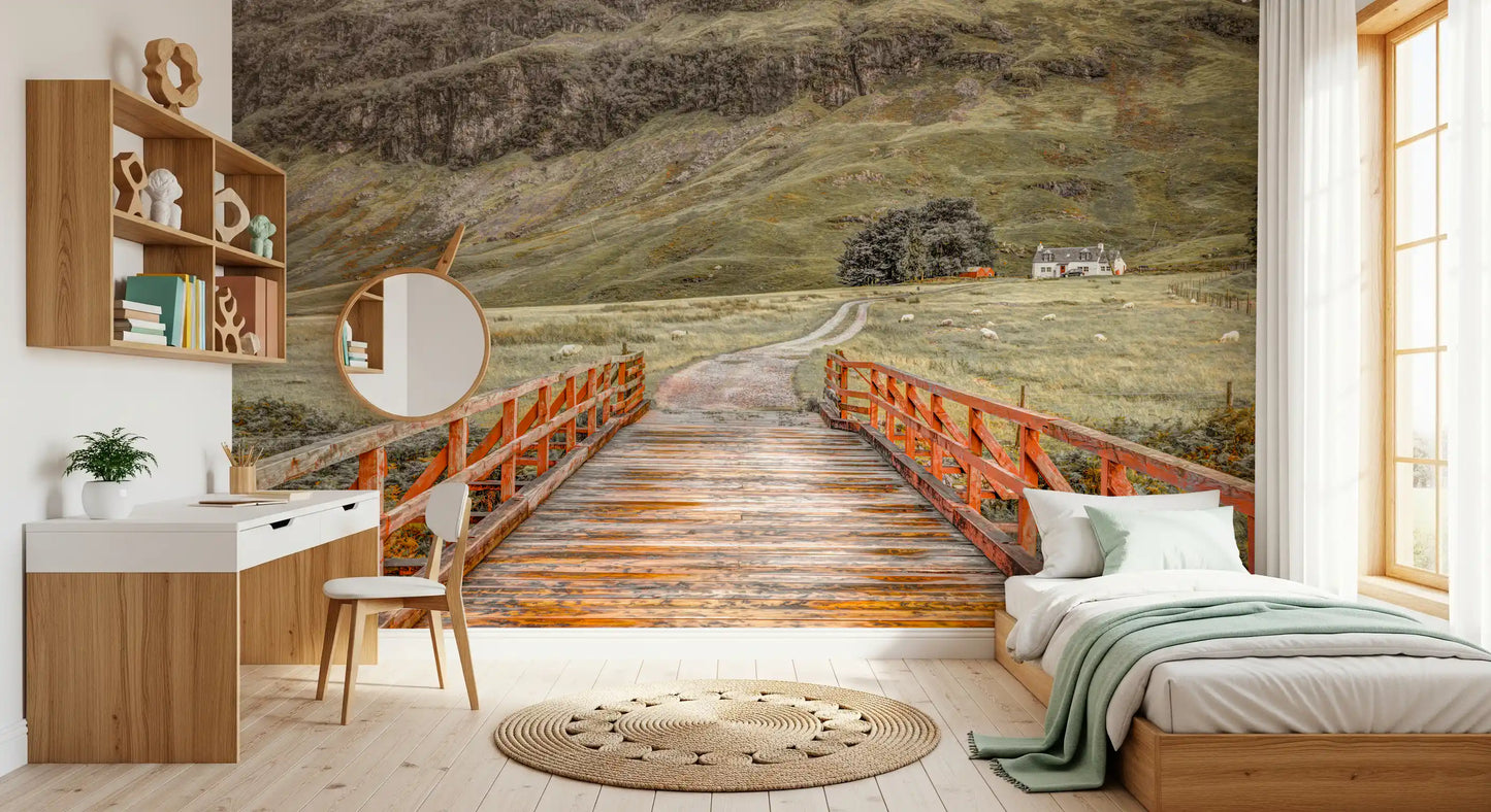 Highland Valley Bridge Path Wall Mural