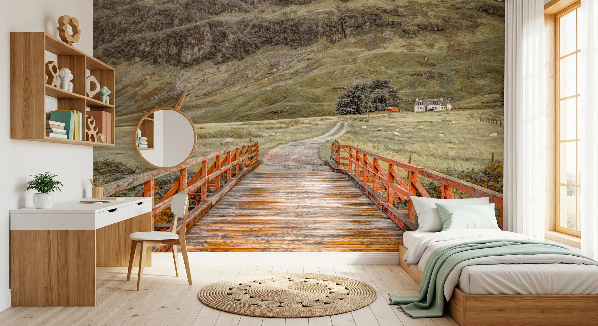 Highland Valley Bridge Path Wall Mural
